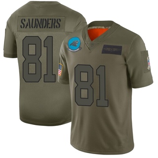 Limited C.J. Saunders Men's Carolina Panthers 2019 Salute to Service Jersey - Camo