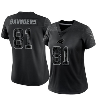 Limited C.J. Saunders Women's Carolina Panthers Reflective Jersey - Black